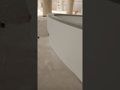 round reception desk