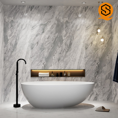Matte white oval design bath tub artificial stone adult standing bathtub