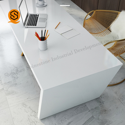Hygienic Solid Surface Office Furniture Contemporary Executive Office Desk