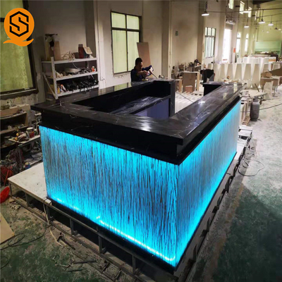 U Shape Led Light Bar Counter Solid Surface OEM ODM Available