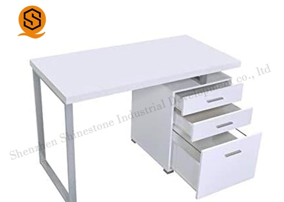 Minimalist I Shape Executive Style Desk Fireproof For Relax Area