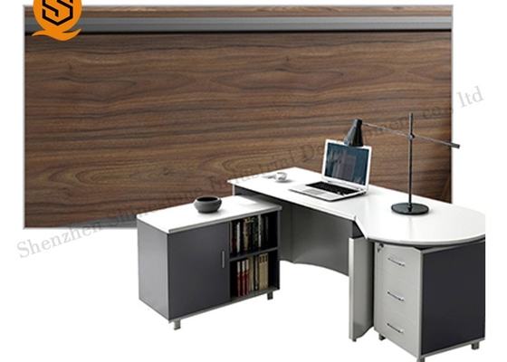 Polish Matt Solid Surface Office Furniture Boss CEO Director Office Desk