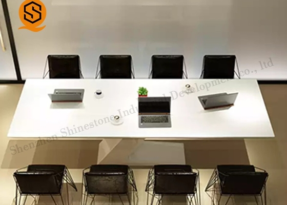 Seamless Joint Solid Surface Conference Table 10 Years Warranty