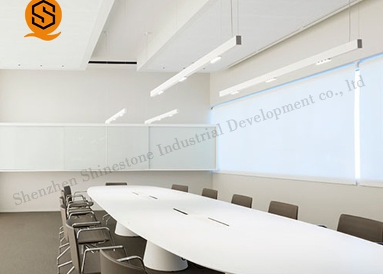 10 12 Person Conference Table O Shaped 100% Repairable Artificial Stone Material