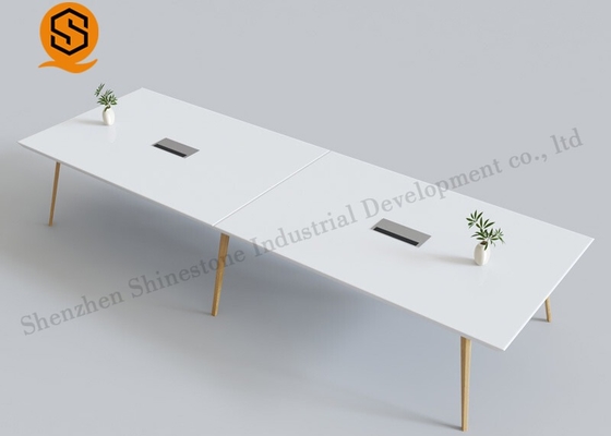 Acrylic Solid Surface Rectangle Conference Table Office Meeting Room Table