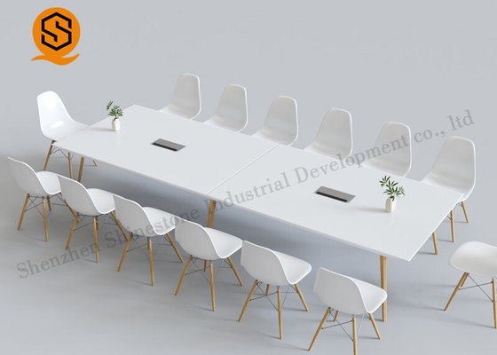 Acrylic Solid Surface Rectangle Conference Table Office Meeting Room Table
