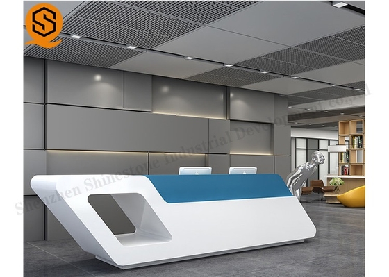 Artificial Stone Spa Reception Counter Reception Front Desk Furniture