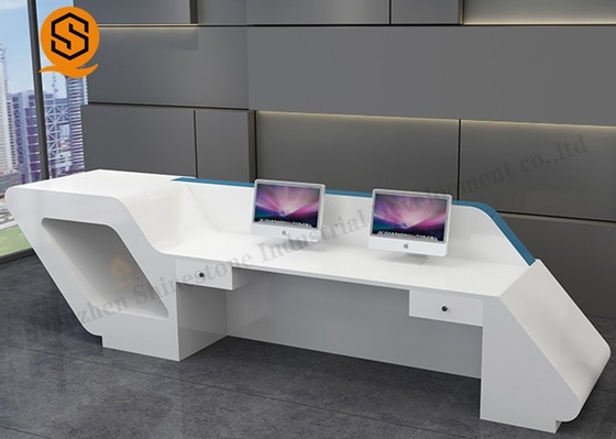 Artificial Stone Spa Reception Counter Reception Front Desk Furniture