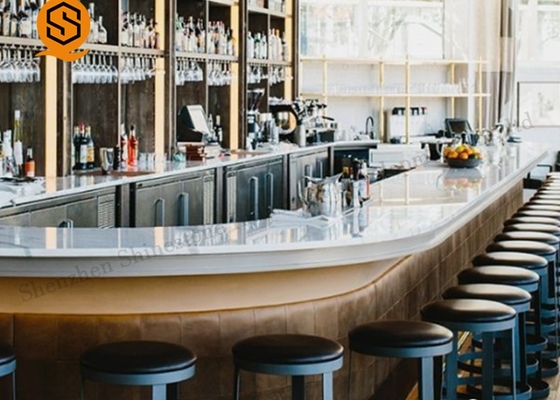 Assorted Color Coffee Shop Bar Counter Wine Bar Reception Desk