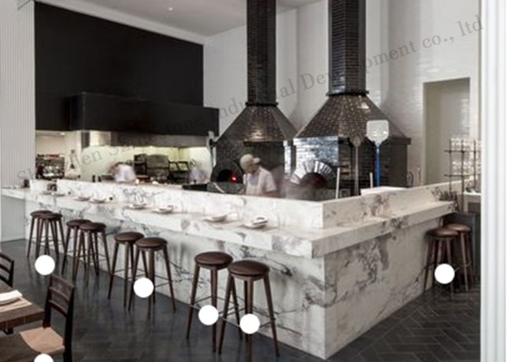 Luxury Artificial Stone Modern Bar Counters Large Size For Nightclub