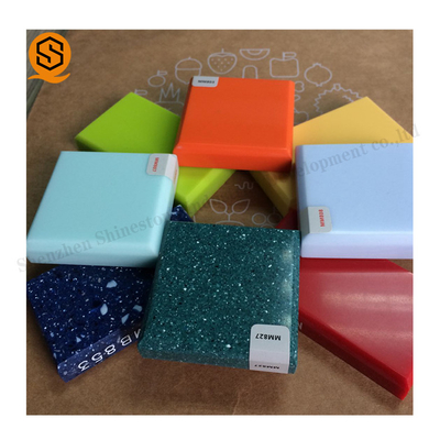 6mm 12mm 30mm Solid Surface Sheet Plates Wall Panel 10 Years Warranty
