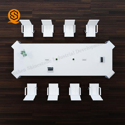 Artificial Stone Solid Surface Conference Table With Seamless Joint