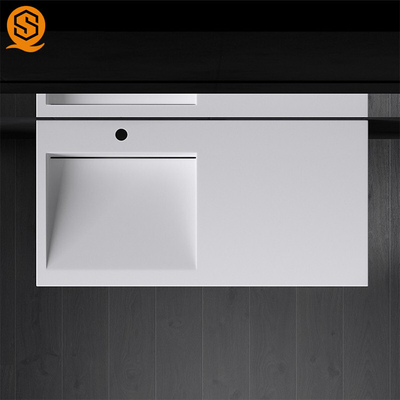 OEM ODM Solid Surface Wash Basin Wall Hung Lavabo Wash Basin
