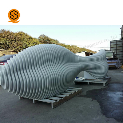 Fish White Reception Table High Tenacity Solid Surface Sheets