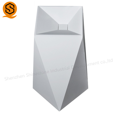 Unique Design Solid Surface Wash Basin Fireproof Freestanding Pedestal Sink