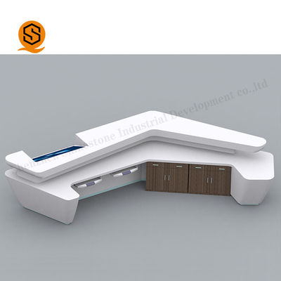 OEM ODM Solid Surface Reception Desk