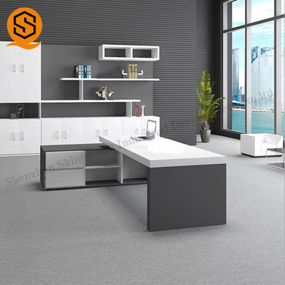 Joint Invisible Solid Surface Office Furniture Executive Office Table