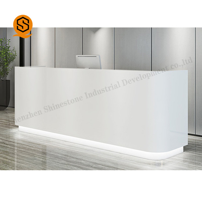Extremely Durable Hotel Reception Counter Front Reception Desk