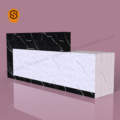 OEM ODM Modern Hotel Reception 2 Person Reception Desk Eco Friendly