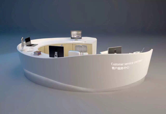 Semi Circle Airport Reception Desk