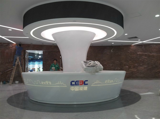 Semi Circle Airport Reception Desk