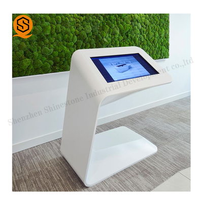 OEM ODM Salon Front Counter Acrylic Solid Surface Luxurious Hall Service