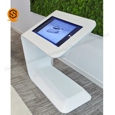 OEM ODM Salon Front Counter Acrylic Solid Surface Luxurious Hall Service
