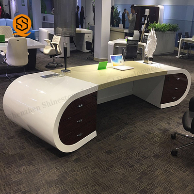 Multifunction Solid Surface Furniture Google Contemporary Executive Desk
