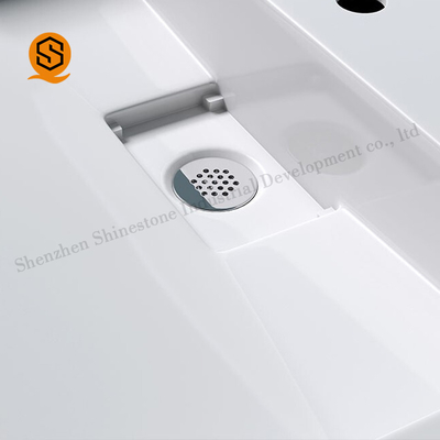 Solid Surface Rectangle Counter Top Basin Customize According Clients Drawing