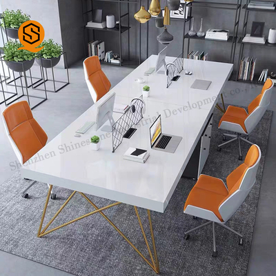 Exquisite Workmanship Solid Surface Conference Table Long Meeting Room Table