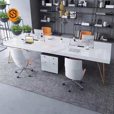 Exquisite Workmanship Solid Surface Conference Table Long Meeting Room Table