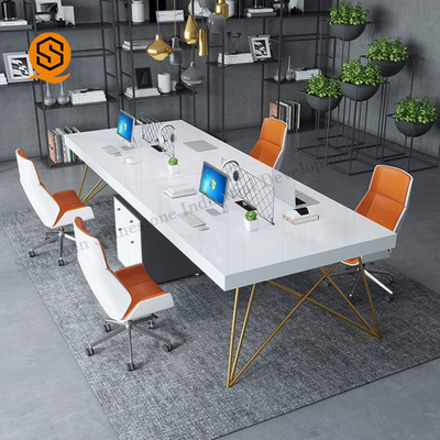 Exquisite Workmanship Solid Surface Conference Table Long Meeting Room Table
