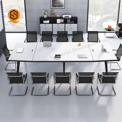 Solid Surface Meeting Room Table 2.4m 3m 3.5m 4m Customized