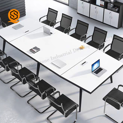 Solid Surface Meeting Room Table 2.4m 3m 3.5m 4m Customized