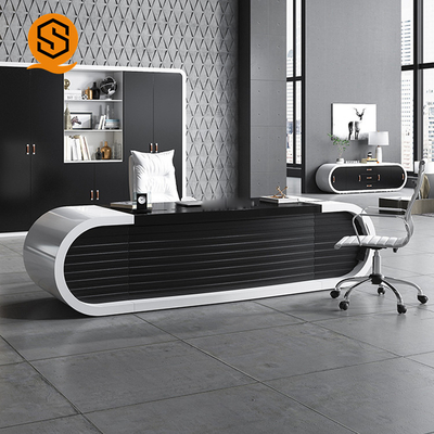 Solid Surface Stone Office Manager Table 150 Colors Available