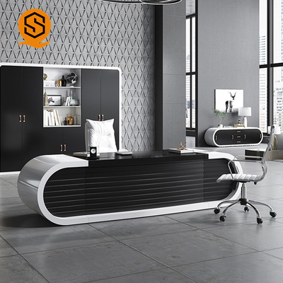 Solid Surface Stone Office Manager Table 150 Colors Available