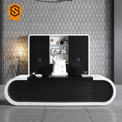 Solid Surface Stone Office Manager Table 150 Colors Available