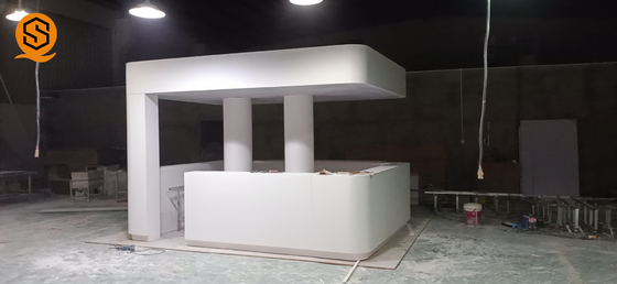 Acrylic Solid Surface Big Bar Counter With Easy Repairable