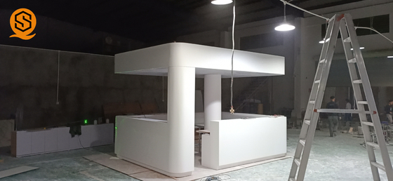 Acrylic Solid Surface Big Bar Counter With Easy Repairable