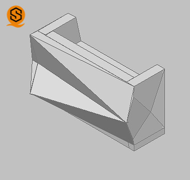Salon Corians Reception Counter Desk Joints Invisible NFS Seamless Spa