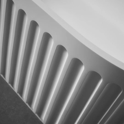 SGS Antibacterial 170cm Freestanding Adult Bathtub Matte White 300C