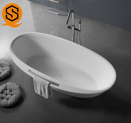 SGS Antibacterial 170cm Freestanding Adult Bathtub Matte White 300C