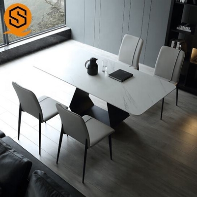 Seamless Joint Modern Restaurant Table Waterproof Repairable 4 Seats CUPC