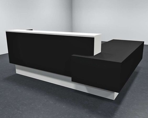 ISO9001 Office Reception Desk Joint Seamless NFS For Beauty Salon