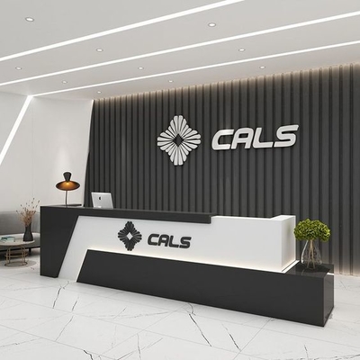 ISO9001 Office Reception Desk Joint Seamless NFS For Beauty Salon