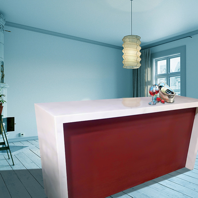 NFS Solid Surface Bar Counter OEM Artificial Home Bar Furniture Marble Acrylic