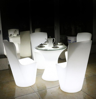 Night Lamp Decorative Party Modular LED Cocktail Bar Furniture Lighting Portable PE Plastic Bar Counter Furniture