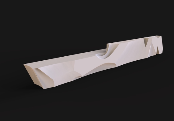 9.2m Large Serving Front Counter For Hotel or Gym Acrylic Solid Surface White Reception Desk